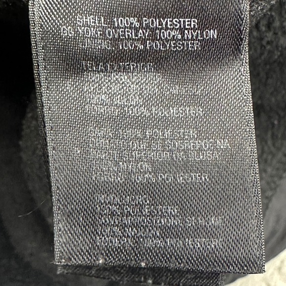 The North Face A193 F07 Mens Large Black Denali Polartec Full Zip Fleece Jacket - Picture 6 of 16